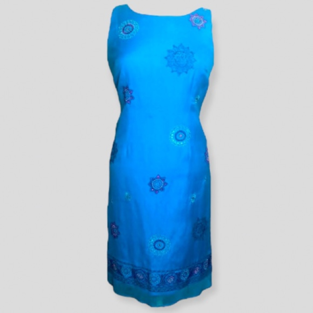 Plaza South Linen Dress (152)